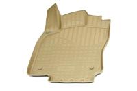 Изображение коврики салона norplast для volkswagen tiguan (2017-2023) бежевые № npa11-c95-653-b