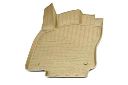 Коврики салона Norplast для Volkswagen Tiguan (2017-2023) бежевые № NPA11-C95-653-B
