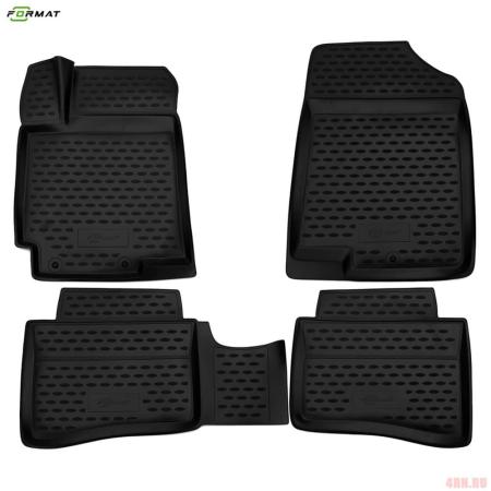 Коврики в салон 3D Format для Hyundai Solaris (2014-2016) № FORMAT.3D.20.59.210