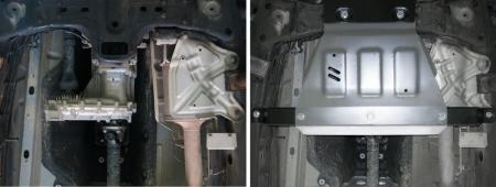 Защита раздаточной коробки для Volkswagen Amarok (2016-2019) № 333.5857.1