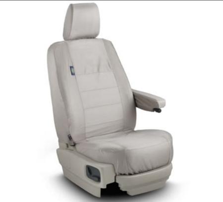 Чехлы на передние сиденья без DVD водонепроницаемые (оригинальные) цвет Almond для Land Rover Range Rover (2014-2021) № VPLGS0154SVA