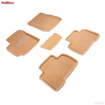 Коврики салона 3D текстильные для Suzuki Grand Vitara 5дв. (2005-2012) бежевые № 84760