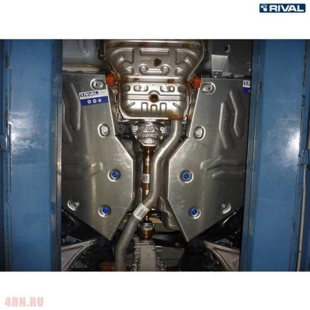 Защита топливного бака для Jeep Grand Cherokee (2010-2021) 2 части № 333.2712.2