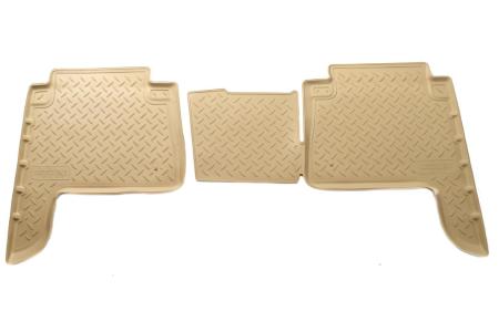 Коврики салона Norplast бежевые для Infiniti QX80 (2013-2024) № NPL-Po-33-77-B