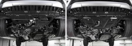 Защита двигателя, КПП, топливного бака и редуктора для Toyota Rav4 АКПП (2013-2018) № K111.9506.1