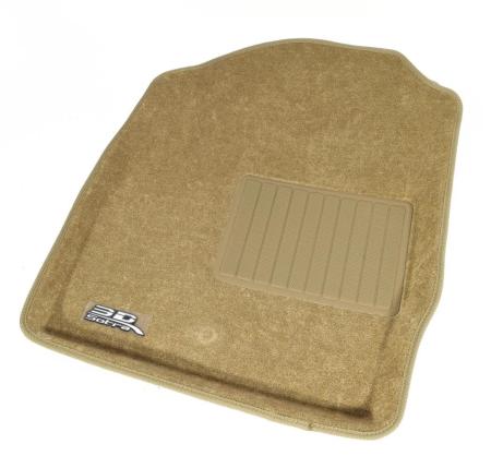 Коврики салона Liner 3D Lux бежевые для Land Rover Freelander 2 (2013-2014) № STR74-00146