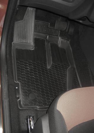 Комплект ковриков салона и багажника для Renault Kaptur 4WD (2016-2023) № K14707001-2