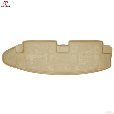 Коврик в багажник Norplast бежевый для Chevrolet TrailBlazer 7 мест (2013-2015) № NPA00-T12-780-B