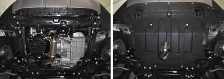 Защита двигателя и КПП для Geely Atlas (2018-2021) № 111.1914.1