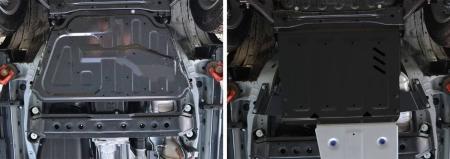 Защита раздаточной коробки для Mitsubishi Pajero 4 (2006-2021) № 111.4011.5