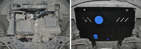 Защита двигателя и КПП для Fiat Freemont АКПП (2013-2016) № 111.1709.1